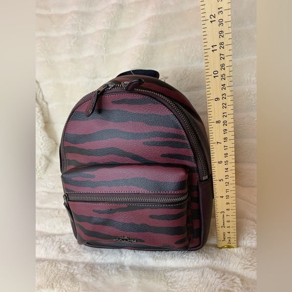 Coach Men's Black and Brown Backpack - Picture 2 of 9